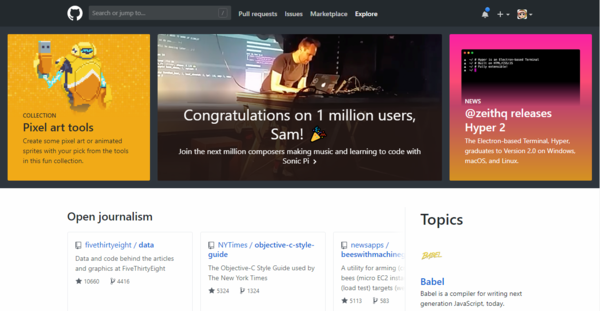 You can find a collection of Github projects for almost anything.