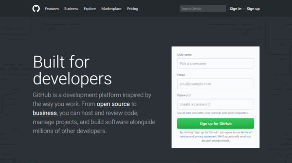 Github is built for developers. It's the world's leading software development platform.
